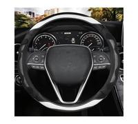 Steering Wheel Protector Steering Wheel Cover Leather For Camry 2018-2023 For Corolla For Crown For RAV4 2019(WHITE)