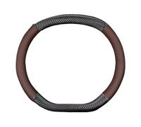 Steering Wheel Protector Steering Wheel Cover Non-Slip Grip For Peugeot 4008 508L 5008 408 2008 3008 308S E2008 301(Double D Brown)