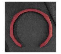 Steering Wheel Protectors 5D Breathable Car Steering Wheel Cover Covers For Mazda EZ-6 2 3 5 6 For Atenza For Axela CX30 CX4 CX5 CX8 CX30 CX9 Wheel Cover(Suede Red-C)