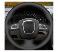 Steering Wheel Protectors Car Steering Wheel Braid Cover For A3 8P For Sportback A4 B8 For Avant A5 8T A6 C6 A8 D3 Q5 8R Q7 4L S3 S4 S5 S6.(Light blue Thread)
