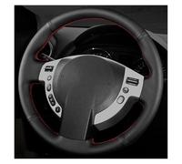Steering Wheel Protectors Car Steering Wheel Braid Cover Genuine Leather For Nissan For QASHQAI For X-Trail For Nissan NV200 For Rogue(Yellow Thread)