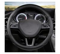 Steering Wheel Protectors Car Steering Wheel Cover for Skoda for Octavia A5 A7 for Rapid for Spaceback for Fabia for Kodiaq for Superb Wheel Cover(Black)