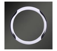 Steering Wheel Protectors Car Steering Wheel Cover Genuine Leather Carbon Fiber Women Man Summer Winter For Nissan For Kicks(Black O-type)