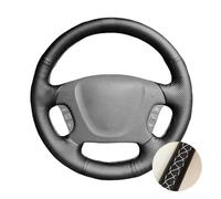 Steering Wheel Protectors Car Steering Wheel Hand Stitched Leather Cover Trim Braids For Kia For Carnival II For Grand For Carnival 2006-2014 Wheel Cover(Gray)