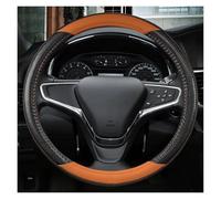 Steering Wheel Protectors Car Steering-Wheels Cover 38cm 15" Leather For Chevy For Cruze For Malibu For Sail For Spark For Captiva For Equinox(ORAGE)