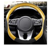 Steering Wheel Protectors Carbon Fiber Car Steering Wheel Cover For KIA EV6 EV6 GT EV6 For GT-line 2021 K5 KX5 K2 K3 GT For Brand(GOLD O)
