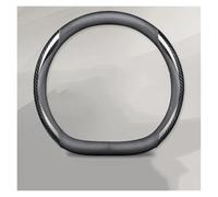 Steering Wheel Protectors D Shape Car Steering Wheel Cover For Focus For mk4 For S-MAX For Kuga For Mustang For Ranger For Explorer For Escape(D Leather G)