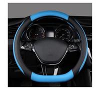 Steering Wheel Protectors D Shape Car Steering Wheel Cover For VW For Teramont For Atlas For T-Roc T-cross 2017-2021 Wheel Cover(Blue)