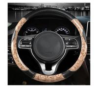 Steering Wheel Protectors Mahogany Wood Grain Car Steering Wheel Cover For Kia K5 For Optima 2016-2018 For Sportage KX5 2016-2019 For Niro 2017-2019(Beige)