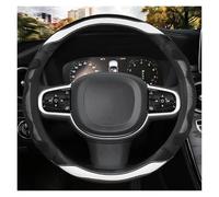 Steering Wheel Protectors Microfiber Leather 38cm Car Steering Wheel Cover Non-slip for Volvo S90 S80 S60 S40 Auto interior Accessories Wheel Cover(WHITE)