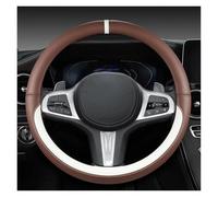 Steering Wheel Protectors Microfiber Leather Car Steering Wheel Cover 38cm For BMW X1 X2 X3 X4 F06 F10 F15 F16 F20 F21 F25 F26 F30 F32 F80 F82(Coffee)
