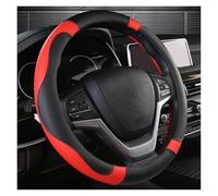 Steering Wheel Protectors Microfiber Leather Car Steering Wheel Cover 38cm For BMW X1 X2 X3 X4 F06 F10 F15 F16 F20 F21 F25 F26 F30 F32 F80 F82(Red)