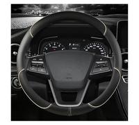 Steering Wheel Protectors Microfiber Leather Car Steering Wheel Cover Anti-slip for Hyundai i30 for Kona i10 i35 for Elantra for Santa Fe(BEIGE O)