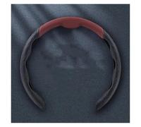 Steering Wheel Protectors Universal Car Steering Wheel Cover One-piece Modification Breathable Steering Wheel Covers-Diameter 15 Inches(Wine red black)