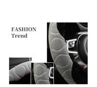Steering Wheel Protectors Winter Plush Car Steering Wheel Cover Non-slip For Kia For Sportage Sid For Rio 3 For Soul For Ceed For Sorento(COFFEE O SHAPE)