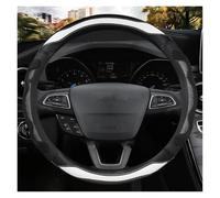 Steering Wheel Proter Car Steering-wheels Cover 37 38cm For EcoSport For Escape For Kuga For Expedition EL For Max For Explorer For Galaxy Car Wheel Cover(WHITE O)