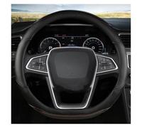 Steering Wheel Proter Car Steering-Wheels Cover 38cm For EcoSport For Escape For Kuga For Expedition EL Car Wheel Cover(COFFEE D)