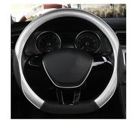 Steering Wheel Proter D Shape Car Steering Wheel Cover For Sharan For Passat For Caddy For Tiguan 2015-2021 For Teramont Car Wheel Cover(Red-Brown-Panel)