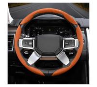 Steering Wheel Proter For Land For Rover For Fit For Defender For Discovery 2 3 4 For Sport For Evoque 90 Carbon For Freelander Steering Wheel Cover Car Wheel Cover(Orange O 3-P)