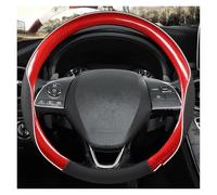 Steering Wheel Proter For Mitsubishi For Airtrek For Grandis For Lancer For Evo For Eclipse For Cross Car Steering-Wheels Cover 38cm Car Wheel Cover(Red)