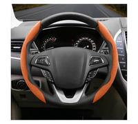 Steering Wheel Proter Snap-on Steering Wheel Cover For LINCOLN For Fit For Navigator For Corsair For Aviator For Continental MKZ MKX MKS For Town Car Wheel Cover(Orange O 2-P)