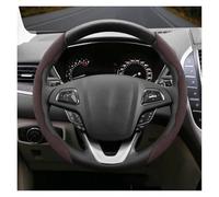 Steering Wheel Proter Snap-on Steering Wheel Cover For LINCOLN For Fit For Navigator For Corsair For Aviator For Continental MKZ MKX MKS For Town Car Wheel Cover(Mocha O 2-P)
