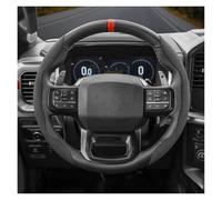 Steering Wheel Proter Suede Snap-on Steering Wheel Cover For Fit For Focus For Mk2 For Mk3 For Mk4 For Mk7 Car Wheel Cover(Black O 2-P)