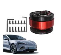 Steering Wheel Quick Release - Aluminum Release Disconnect Hub Adapter,Aluminum Replacement Adapter Removable Design for Truck Boat Car Racing Automotive Drift