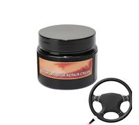 Steering Wheel Restorer Automotive Interior Repair Conditioner Leather Wheel Paste Dashboard Seat Center Console Door Restoration Kit Car Scratch Scuff Repair Professional Car Care Tool Leather