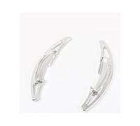 Steering Wheel Shift Extension For BMW For M2 For M3 For M4 For M5 For M6 For X5M For X6M 2Pcs Aluminum Car Steering Wheel Shift Paddle Shifter Extension(Silver)