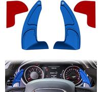 Steering Wheel Shift Paddle Extended Shifter Trim Cover for Dodge Challenger Charger Durango RT & Scat Pack 2015-2020, For Jeep Grand Cherokee 2014-2020 Interior Decoration Accessories (Blue)