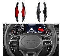 Steering Wheel Shift Paddle Interior Accessories for 2021-2024 Hyundai Avante Elantra i30 Sedan/for Tucson Staria Santa Cruz Palisade 2022-2024 / Sonata 2020-2023 Carbon Fiber Sticker (Black)
