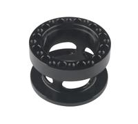 Steering Wheel Spacer - Professional Premium 2/3/4 Inch Aluminum Extension for Car Adapter Hub Spacer Kit Machined Black Anodized Bolt-On Compatible with Aftermarket Quick Release Racing Drift Per