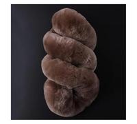 Steering Wheel Steering Wheel Protective Universal Winter Car Cover Fur Integrated Plush Warm Accessories(Brown)