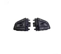 Steering Wheel Switch Assembly for T60 Pickup C00047611 C00047609, Steering Wheel Control Replacement Part Made of ABS, Black, Compatible with Saic T60