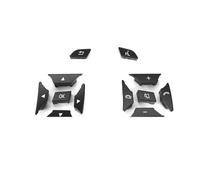 Steering Wheel Switch Button For Benz W204 X204 W212 W156 W246 C E A For GLK Class 2185400162 Car Steering Wheel Control Menu Switch Button(1 Pair Black)