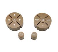 Steering Wheel Switch Compatible With Benz For GLK Class X204 2008 2009 2010 2011 2012 20482104519107 Car Cruise Steering Wheel Control Switch Button(Yellow,2pcs)