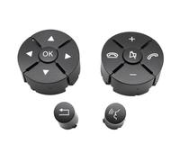 Steering Wheel Switch Compatible With Benz For GLK Class X204 2008 2009 2010 2011 2012 20482104519107 Car Cruise Steering Wheel Control Switch Button(Black,2pcs)