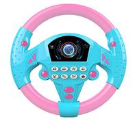 Steering Wheel Toy, Fun Creative Car Driving Toy with Sound and Light, Kids Electric Early Education Simulation Steering Wheel Toy for in-fant, Boys, Girls, Children's Steering Wheel Toys