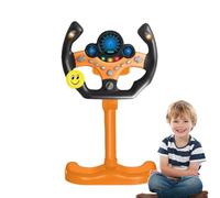 Steering Wheel Toy, Kids Steering Wheel, Car Seat Toys | Simulated Driving With Light, Music And Sound | Toddler Music & Sound Plays , Vertical Simulation Stering Whel Toy For Boys, Girls