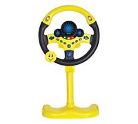 Steering Wheel Toy - Simulated Portable Driving Controller With Funny Sounding And Music, Electric Early Education Toy With Stand, Vertical Simulation Steering Wheel Toys For Kids 3+