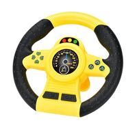 Steering Wheel Toys - Car Driving Simulator Play, Simulated Driving Steering Wheel Copilot Toy for Boys, Girls, Family Fun, Interactive Learning Toy for Kids, Motor Skill Development
