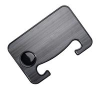 Steering Wheel Tray, Portable Food, Laptop Car, Matte, Wood Grain Black, Wood Brown, Automotive Table Suv, Sedan, Van Ideal for Road Trips, Long Commutes, Camping Accessory Maximizes Comfort