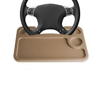 Steering Wheel Tray - Vehicle Seat Holder | Car Steering Wheel Table, Double Sided Trays, Laptop Holder, Compatible with Most Vehicles, Steering Wheels for Travel