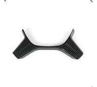 Steering Wheel Trim Car Interior For Benz C E For ML For Class For W204 2011-2013 Car Console Steering Wheel Panel Cover Carbon Pattern Sticker Interior(Carbon Fiber Black)