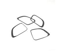 Steering Wheel Trim Car Interior For Benz C For Class For W206 2022 2023 Car Accessories Inner Door Stereo Audio Speaker Panel Frame Stickers Carbon Fiber