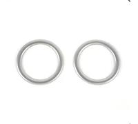 Steering Wheel Trim Car Interior For Benz E For Class For W212 For ML For GL For GLE For GLS For W166 For X166 For GLK For X204 Car Air Condition Outlet Vent Circles(Silver)