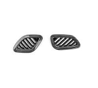 Steering Wheel Trim Car Interior For Kia For Sportage For NQ5 For LHD 2026 Red Dashboard Upper Air Outlet Cover Air Conditional Defrost Vent Grill Trim Frame(Carbon Fiber)
