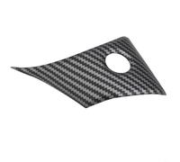 Steering Wheel Trim Cover for Tesla Model 3 Y with Carbon Fiber Finish, Plastic, Resistant to Wear and (Matte carbon grain)
