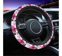 Steering Wheel Yellow Ducks Car Steering Wheel Cover Universal Fit 15 Inch Steering Wheel Cover Protector For SUV Sedan Vans Trucks Cover(Orchid Butterfly)